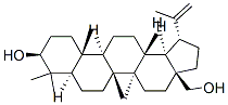 ルパン-3β,28-ジオール 化学構造式