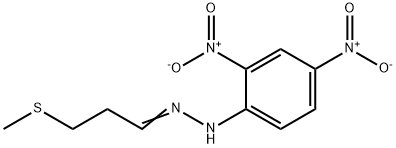 3-(Methylthio)propanal (2,4-dinitrophenyl)hydrazone,7372-49-8,结构式