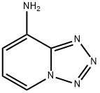 テトラゾロ[1,5-A]ピリジン-8-アミン 化学構造式