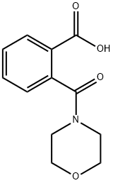 o-(モルホリノカルボニル)安息香酸 化学構造式