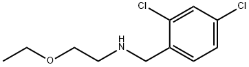 2,4-Dichloro-N-(2-ethoxyethyl)benzenemethanamine Struktur