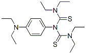 1,1,5,5-Tetraethyl-3-[4-(diethylamino)phenyl]dithiobiuret Structure