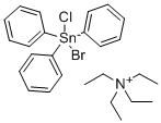 에타나미늄,N,N,N-트리에틸-,(TB-5-12)-브로모클로로트리페닐스탄네이트(1-)
