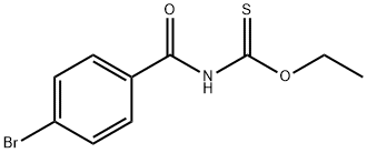 N-(4-Bromobenzoyl)thiocarbamic acid O-ethyl ester Structure