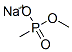 Phosphonic acid, methyl-, monomethyl ester, monosodium salt Structure