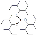 Tris[1-(1-methylpropyl)-2-methylbutoxy]borane Structure