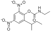 2-sec-Butyl-4,6-dinitrophenyl-N-ethylcarbamate 结构式