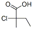 2-Chloro-2-methylbutyric acid Structure