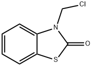 3-(甲基氯)-2(3H)-苯并噻唑酮 结构式