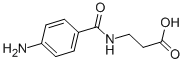 对氨基苯甲酰-beta-丙氨酸,7377-08-4,结构式