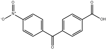4-(4-硝基苯甲酰)苯甲酸 结构式