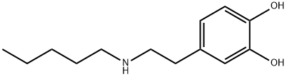 1,2-Benzenediol, 4-[2-(pentylamino)ethyl]- (9CI) Structure