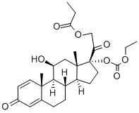 Prednicarbate Structure