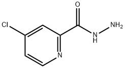 4-CHLORO-PYRIDINE-2-CARBOXYLIC ACID HYDRAZIDE Structure