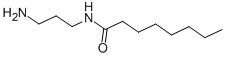N-(3-aminopropyl)octanamide 结构式