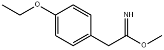 Benzeneethanimidic acid, 4-ethoxy-, methyl ester (9CI) Structure