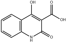 2,4-二羟基-3-喹啉羧酸, 73776-24-6, 结构式