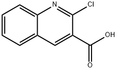 2-クロロ-3-キノリンカルボン酸 化学構造式