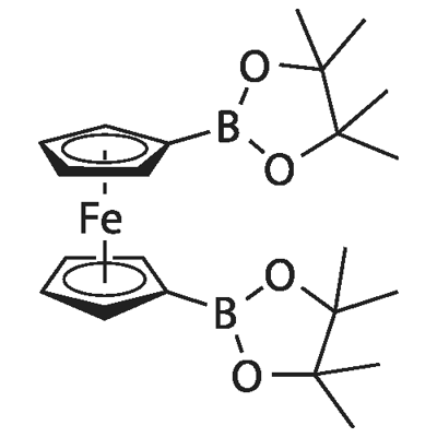 1,1'-FERROCENEDIBORONIC ACID BIS(PINACOL) ESTER, 97% Struktur