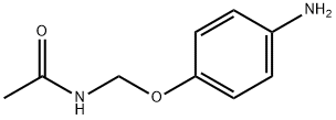 Acetamide, N-[(4-aminophenoxy)methyl]- (9CI) Structure
