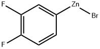 3,4-DIFLUOROPHENYLZINC BROMIDE Structure