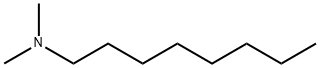 N,N-ジメチル-n-オクチルアミン 化学構造式