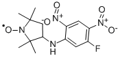 3-(5-FLUORO-2,4-DINITROANILINO)-PROXYL Struktur