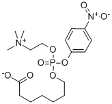 6-Carboxyhexylphosphocholine p-Nitrophenyl Ester Structure