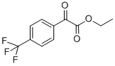オキソ-(4-トリフルオロメチルフェニル)酢酸エチル 化学構造式