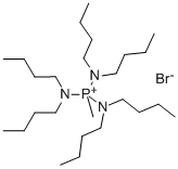 Phosphonium, methyltris(dibutylamino)-, bromide Structure