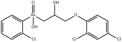 (o-Chlorophenyl)[3-(2,4-dichlorophenoxy)-2-hydroxypropyl]arsinic acid|