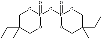 2,2'-oxybis[5-ethyl-5-methyl-1,3,2-dioxaphosphorinane] 2,2'-dioxide Structure