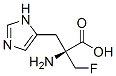 (2S)-2-amino-2-(fluoromethyl)-3-(3H-imidazol-4-yl)propanoic acid Struktur
