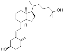 3-EPI-25-羟基维生素 D3, 73809-05-9, 结构式