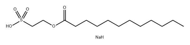 SODIUM ETHYL 2-SULFOLAURATE Structure