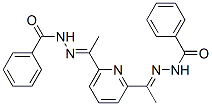 1,1'-(2,6-Pyridinediyl)bis(ethanone benzoylhydrazone) 结构式