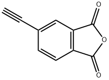4-乙炔基邻苯二甲酸酐 结构式