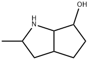 Octahydro-2-methylcyclopenta[b]pyrrol-6-ol Structure