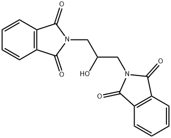 2,2'-(2-Hydroxypropane-1,3-diyl)bis(2H-isoindole-1,3-dione) Structure