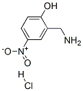 2-(AMINOMETHYL)-4-NITROPHENOL HYDROCHLORIDE 化学構造式