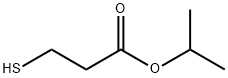 3-メルカプトプロピオン酸 イソプロピル 化学構造式