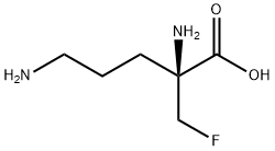 L-Ornithine, 2-(fluoromethyl)- (9CI) Structure
