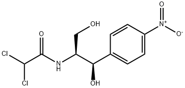L-erythro-Chloramphenicol, 7384-89-6, 结构式
