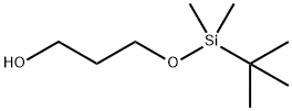 3-[[tert-ブチル(ジメチル)シリル]オキシ]-1-プロパノール 化学構造式