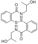 2,2'-dithiobis(N-2-hydroxypropylbenzamide) Struktur