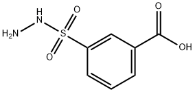 3-(hydrazinosulphonyl)benzoic acid Structure