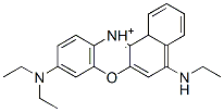5-ethylamino-9- diethylaminobenzo(a)phenoxazinium,7385-74-2,结构式