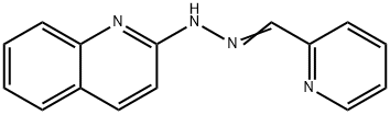 2-ピリジンカルボアルデヒド2-キノリルヒドラゾン 化学構造式