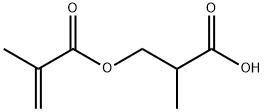 2-メチルプロペン酸2-カルボキシプロピル 化学構造式