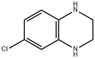 6-Chloro-1,2,3,4-tetrahydro-quinoxaline Struktur